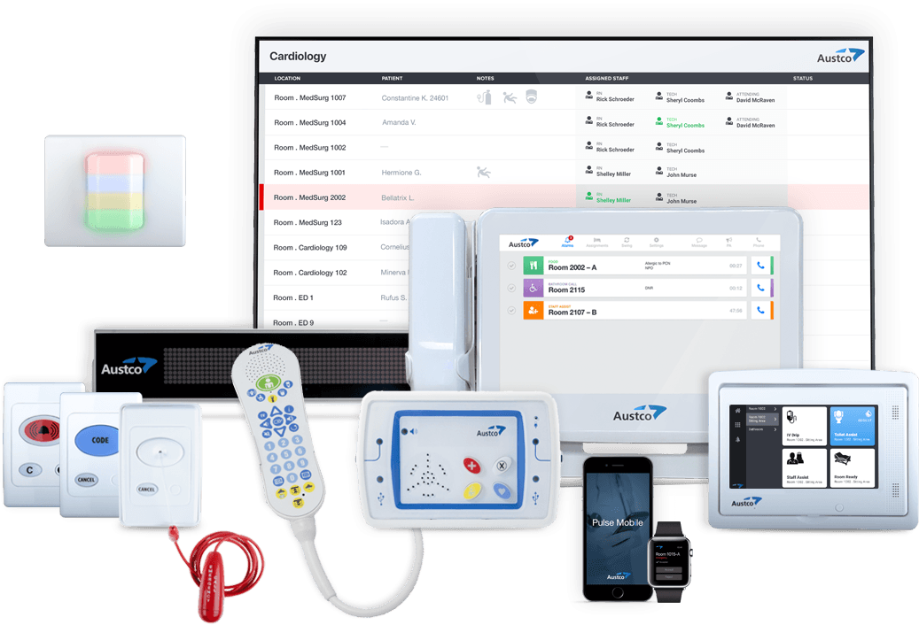 Wireless Nurse Call Systems  Pendant Alarm Call Tracking